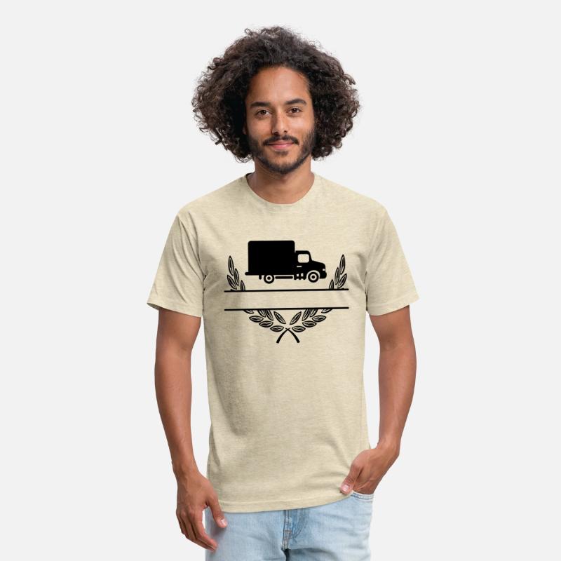 Truck in laurel wreath