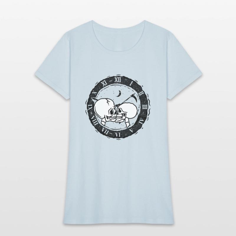 True Love Last Gothic Bones Skeleton Roses Death