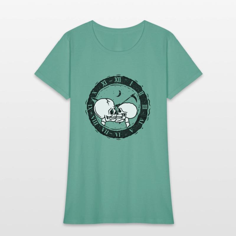 True Love Last Gothic Bones Skeleton Roses Death