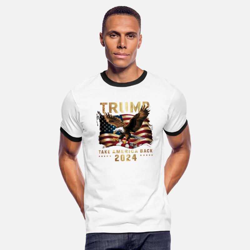 Trump 2024 Take America Back American Flag Trump