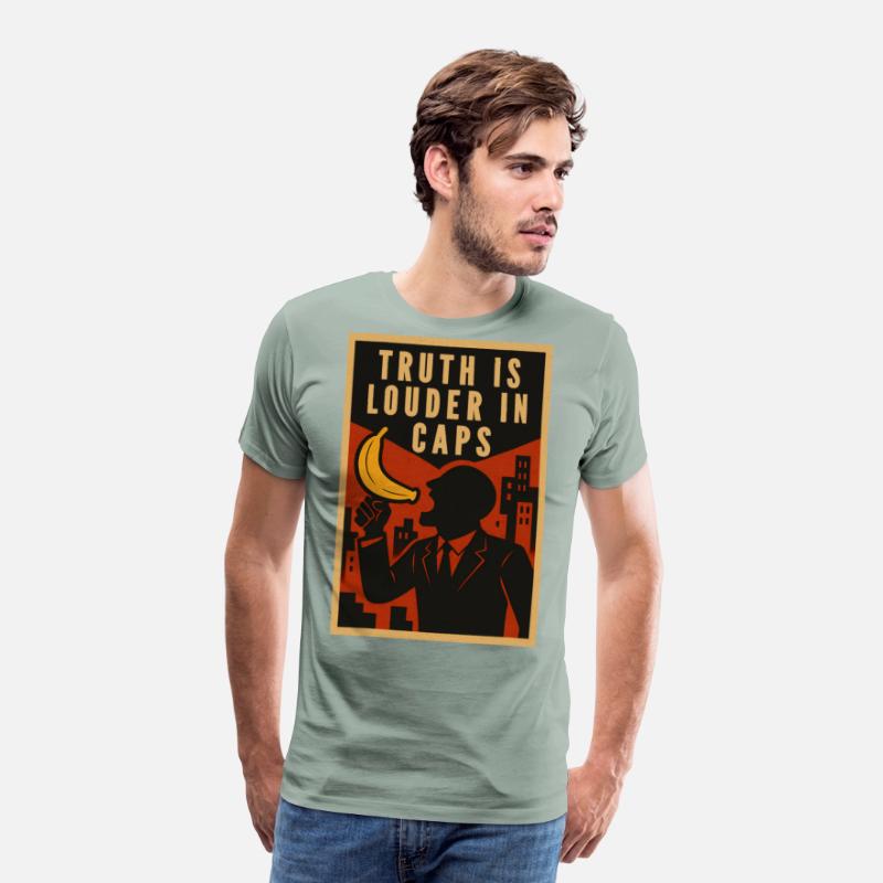 Truth is Louder in Caps Political Humor