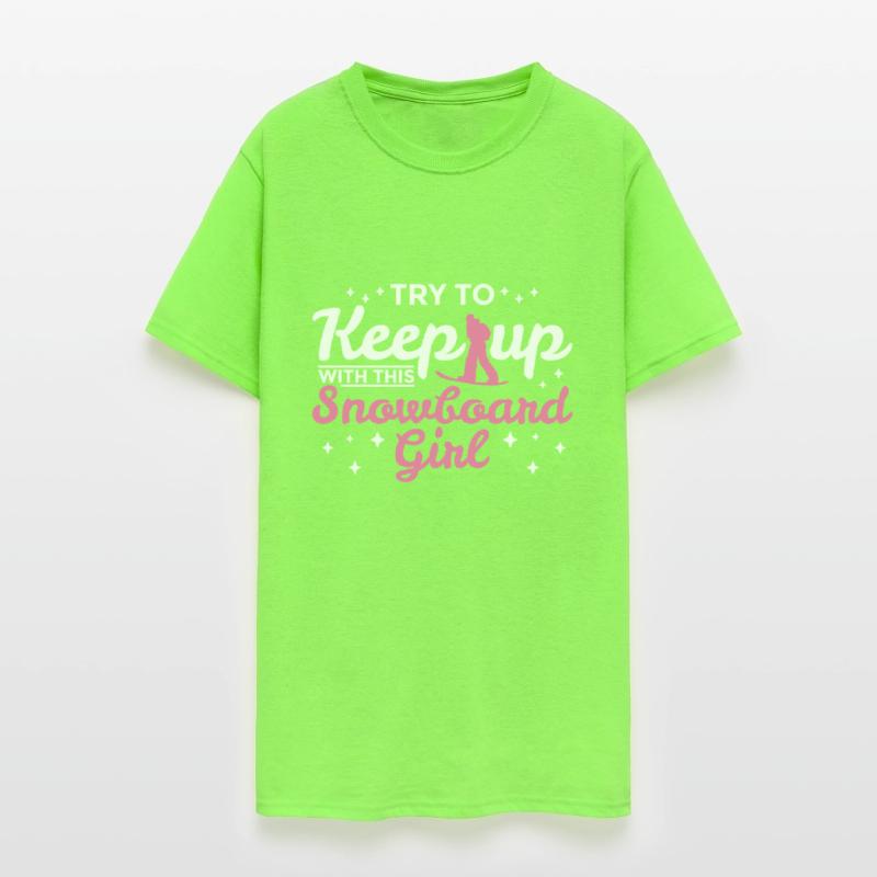 Try To Keep Up With This Snowboard Girl