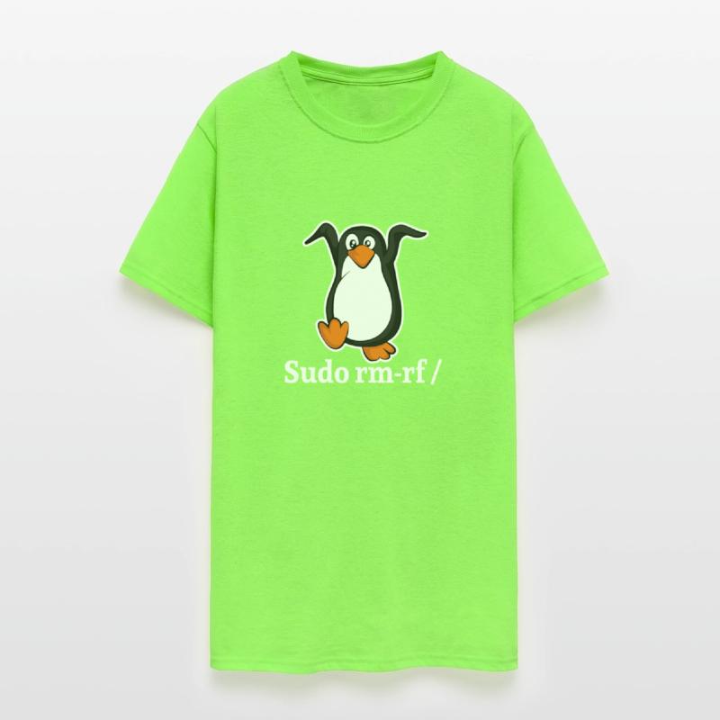 Tux Linux Penguin Sudo Rm Rf | Computerfreak Hack