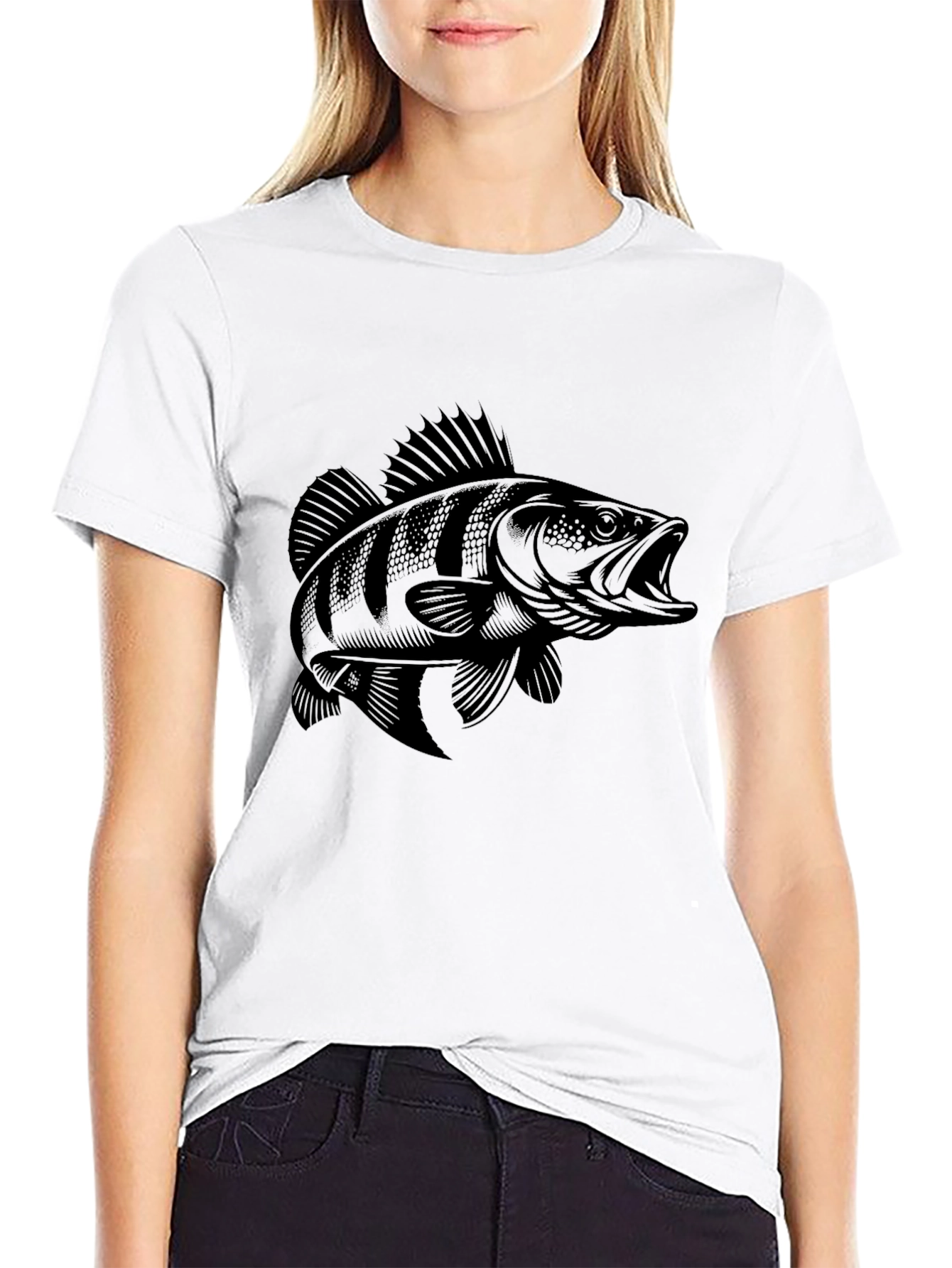 Black Fish Graphic Tee - Anglers Style