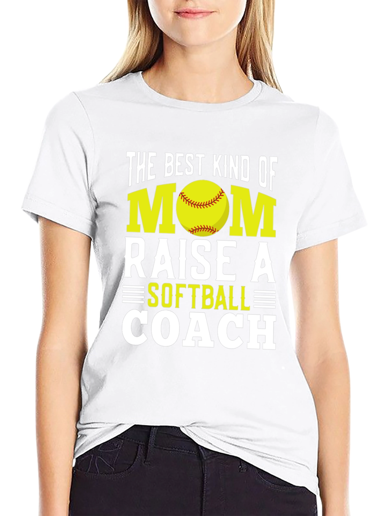 Softball Mom Coach Graphic T-Shirt