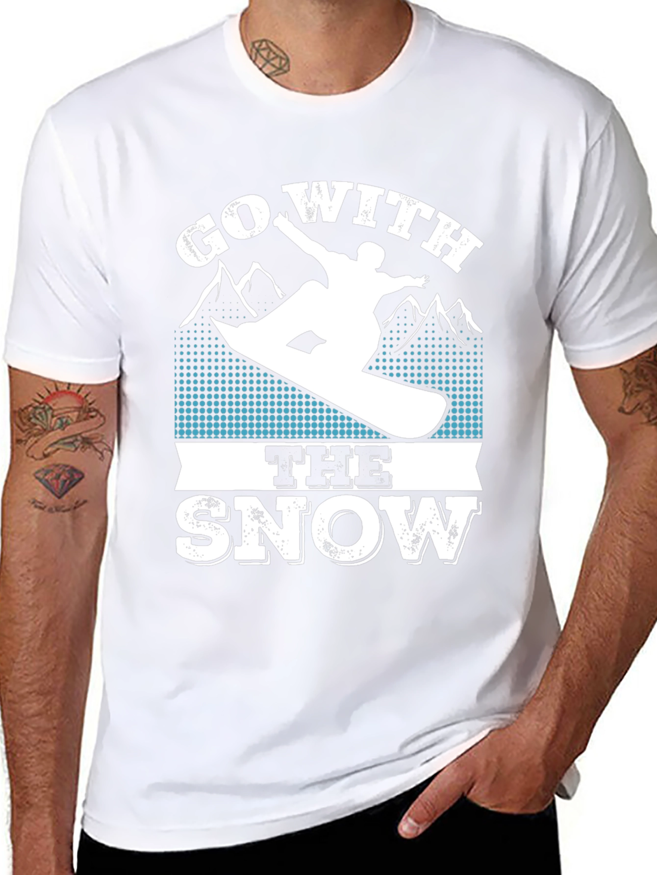 Go With the Snow Graphic Tee
