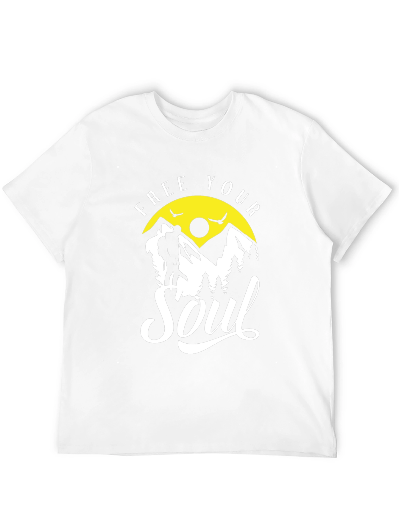 Free Your Soul Mountain Adventure Graphic Tee
