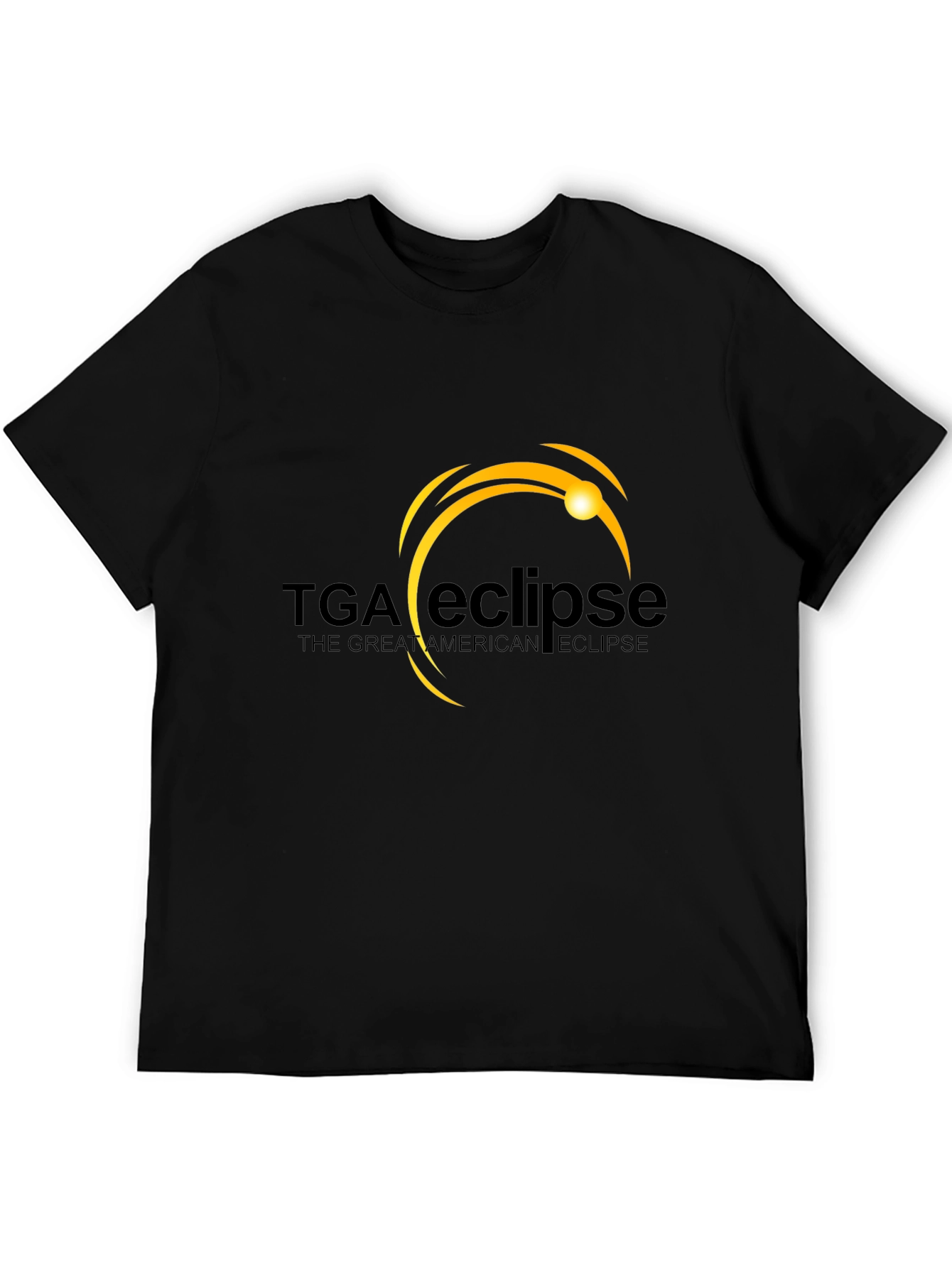 Great American Eclipse TGA Black Tee