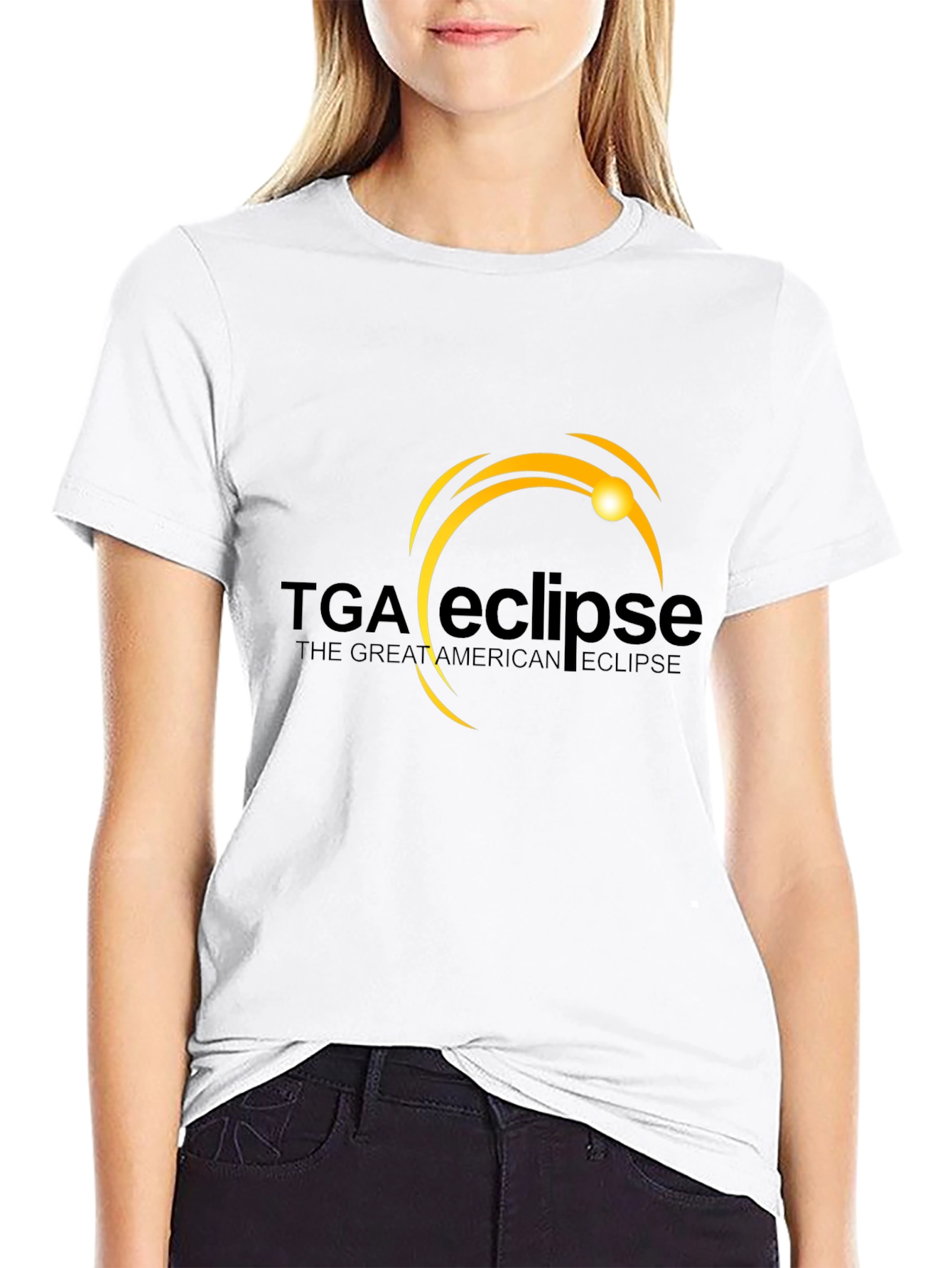 Great American Eclipse TGA Black Tee