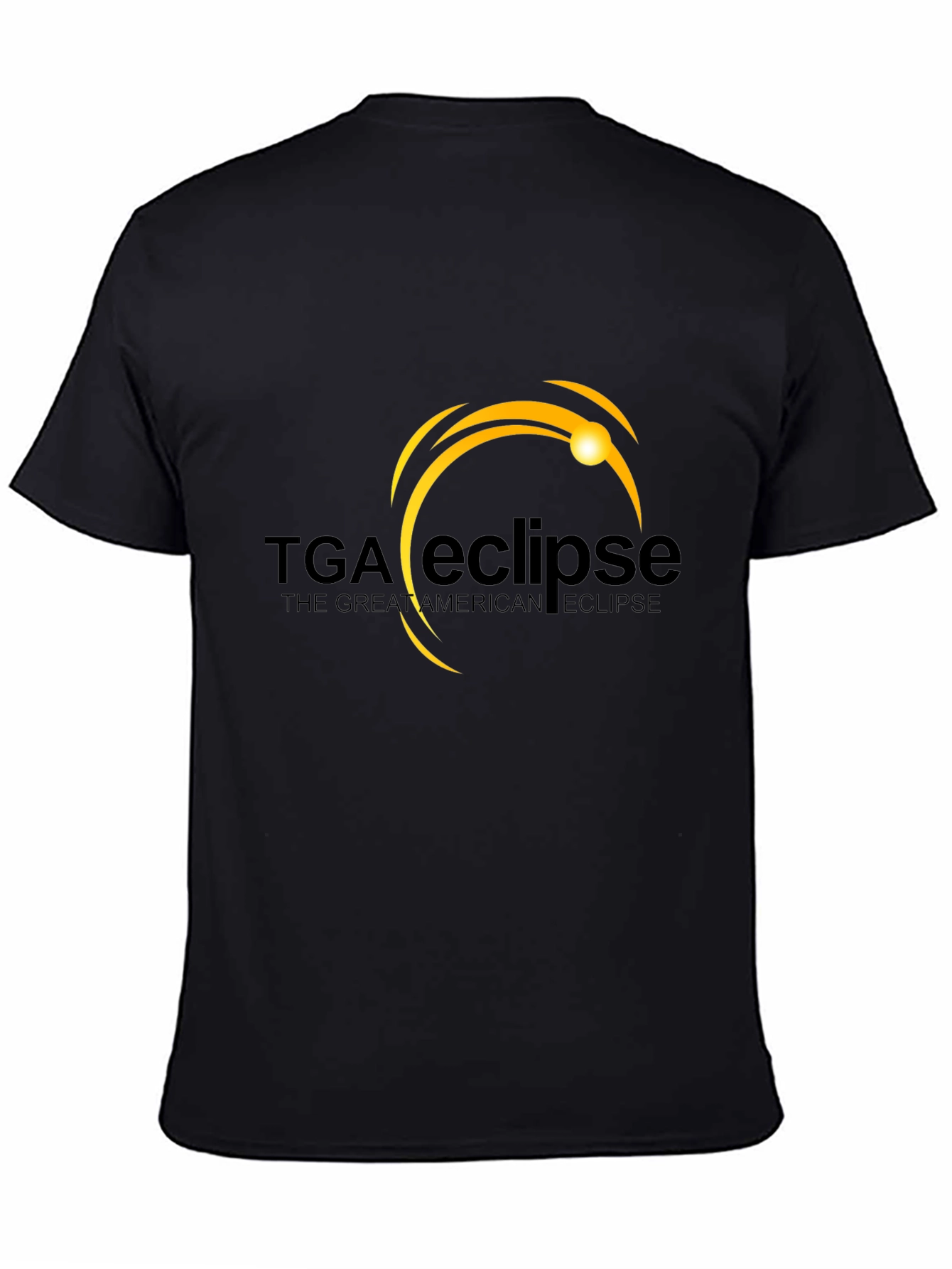 Great American Eclipse TGA Black Tee