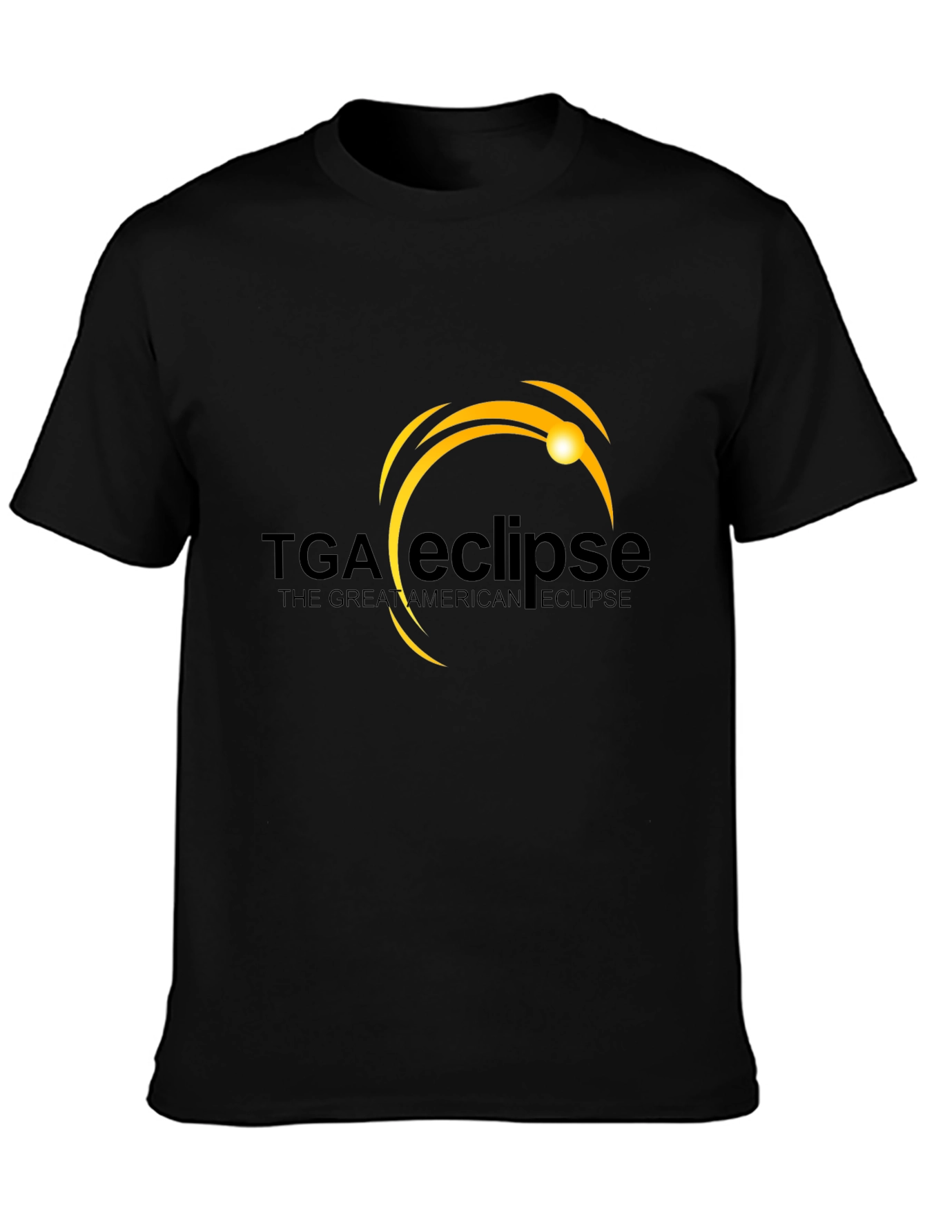 Great American Eclipse TGA Black Tee