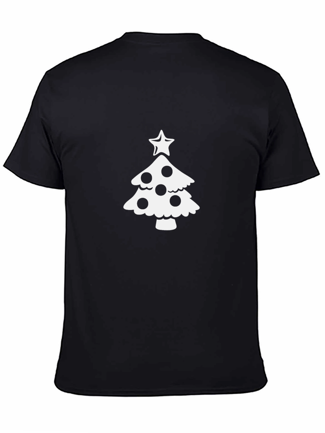Festive Christmas Tree Graphic Tee - Holiday Apparel