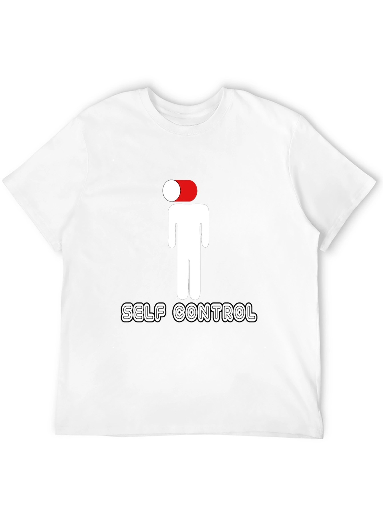 Self Control Graphic Tee - Black Casual Shirt