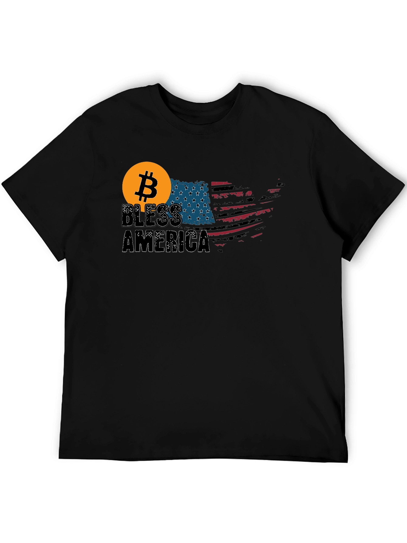 Bitcoin Bless America T-Shirt - Patriotic Crypto Tee