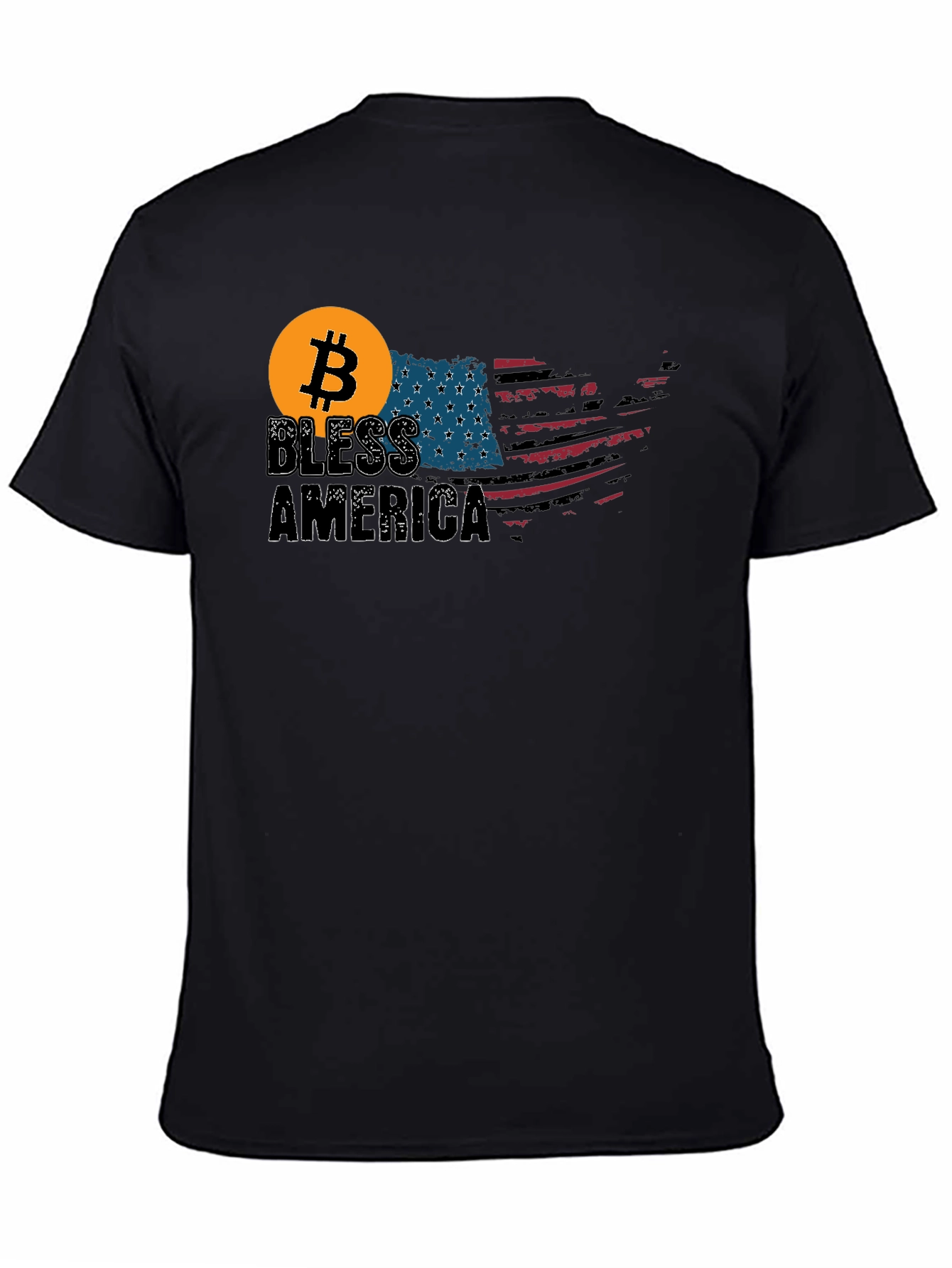 Bitcoin Bless America T-Shirt - Patriotic Crypto Tee