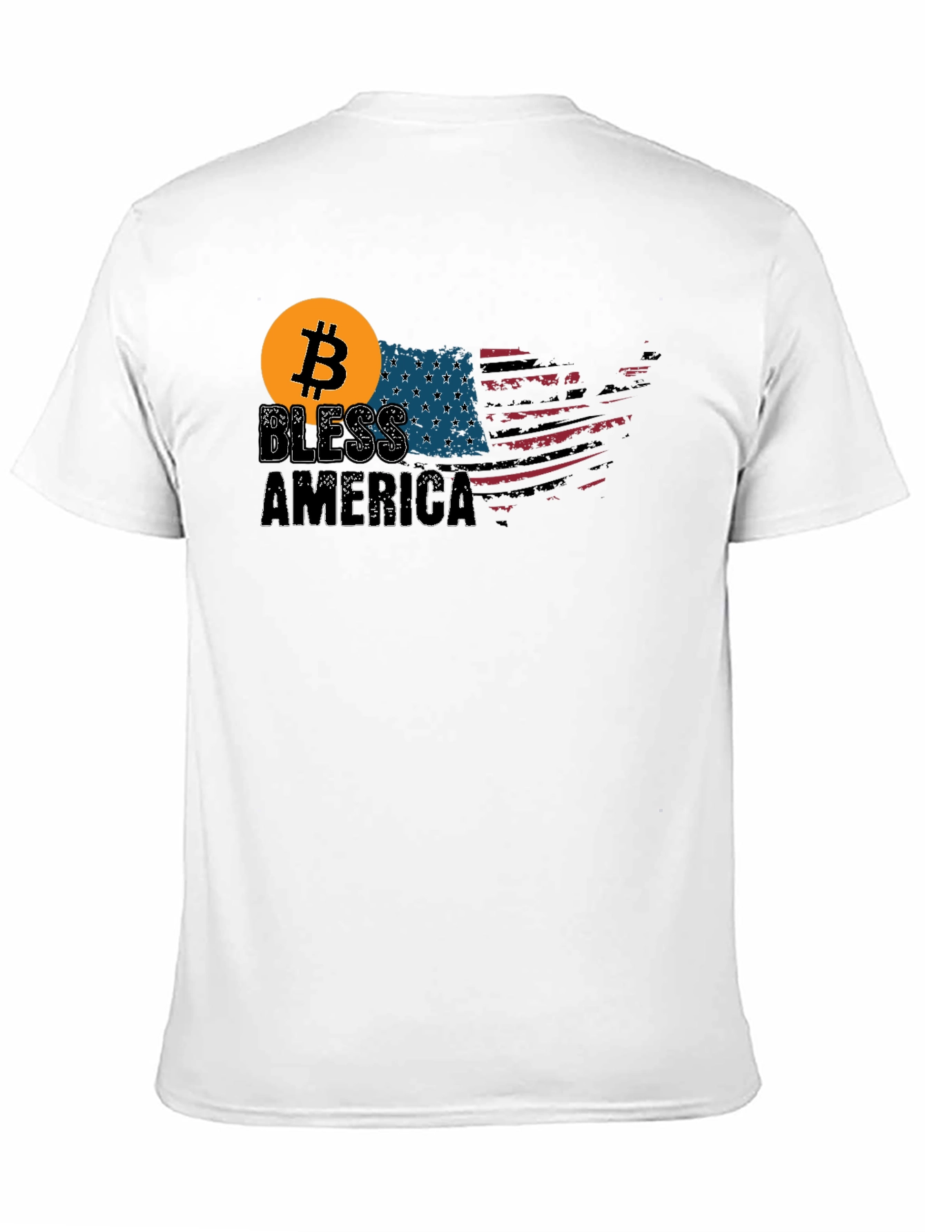 Bitcoin Bless America T-Shirt - Patriotic Crypto Tee
