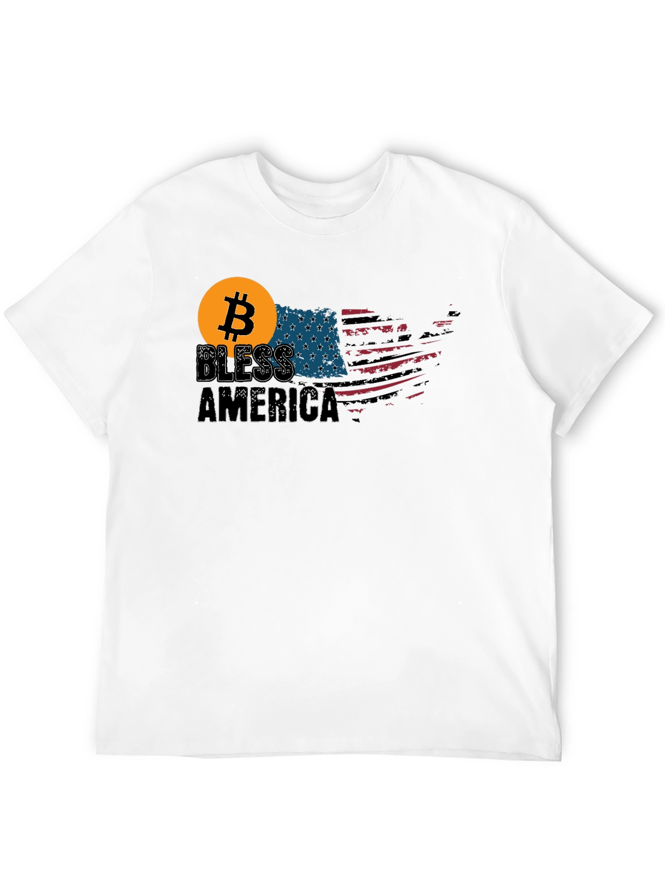 Bitcoin Bless America T-Shirt - Patriotic Crypto Tee