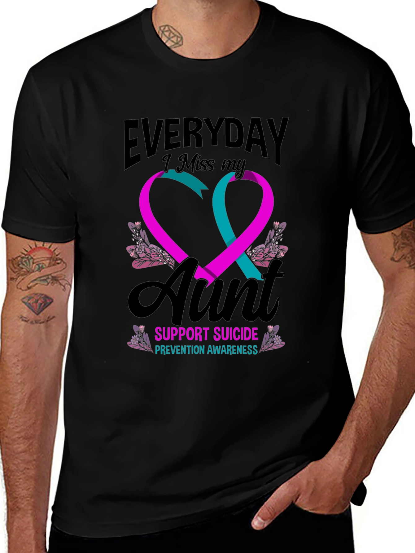 Everyday I Miss My Aunt Suicide Prevention T-Shirt