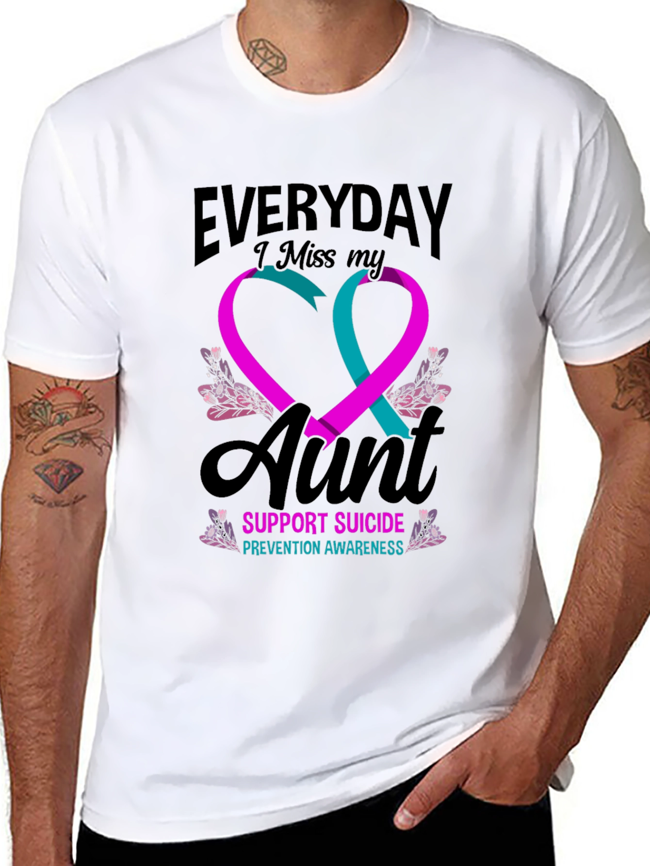 Everyday I Miss My Aunt Suicide Prevention T-Shirt