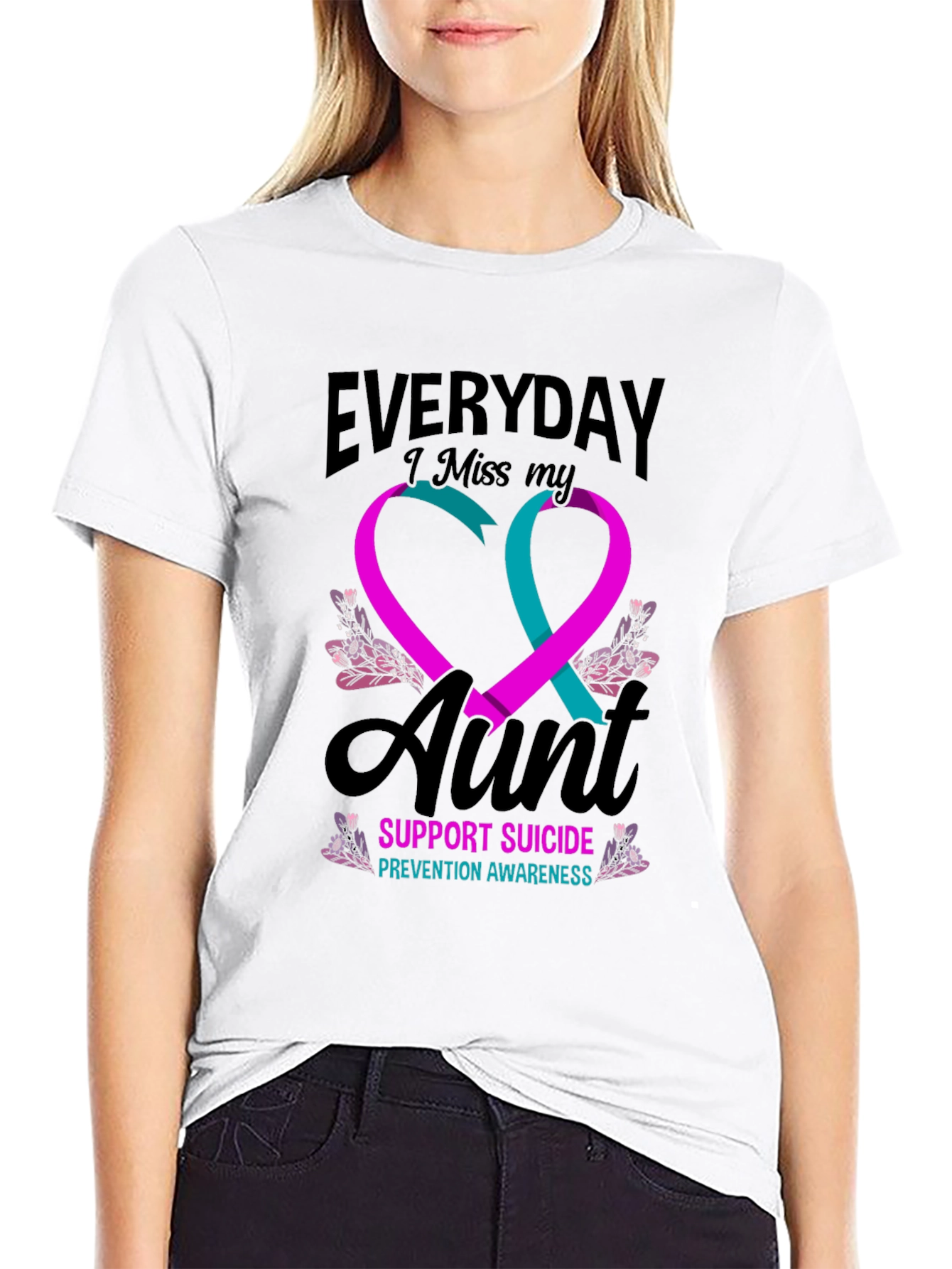 Everyday I Miss My Aunt Suicide Prevention T-Shirt