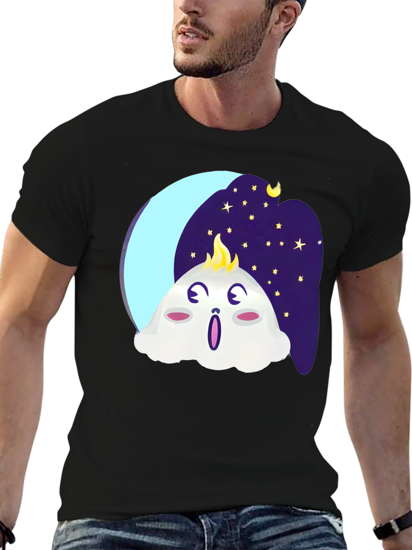 Cute Moon Dumpling Graphic Tee