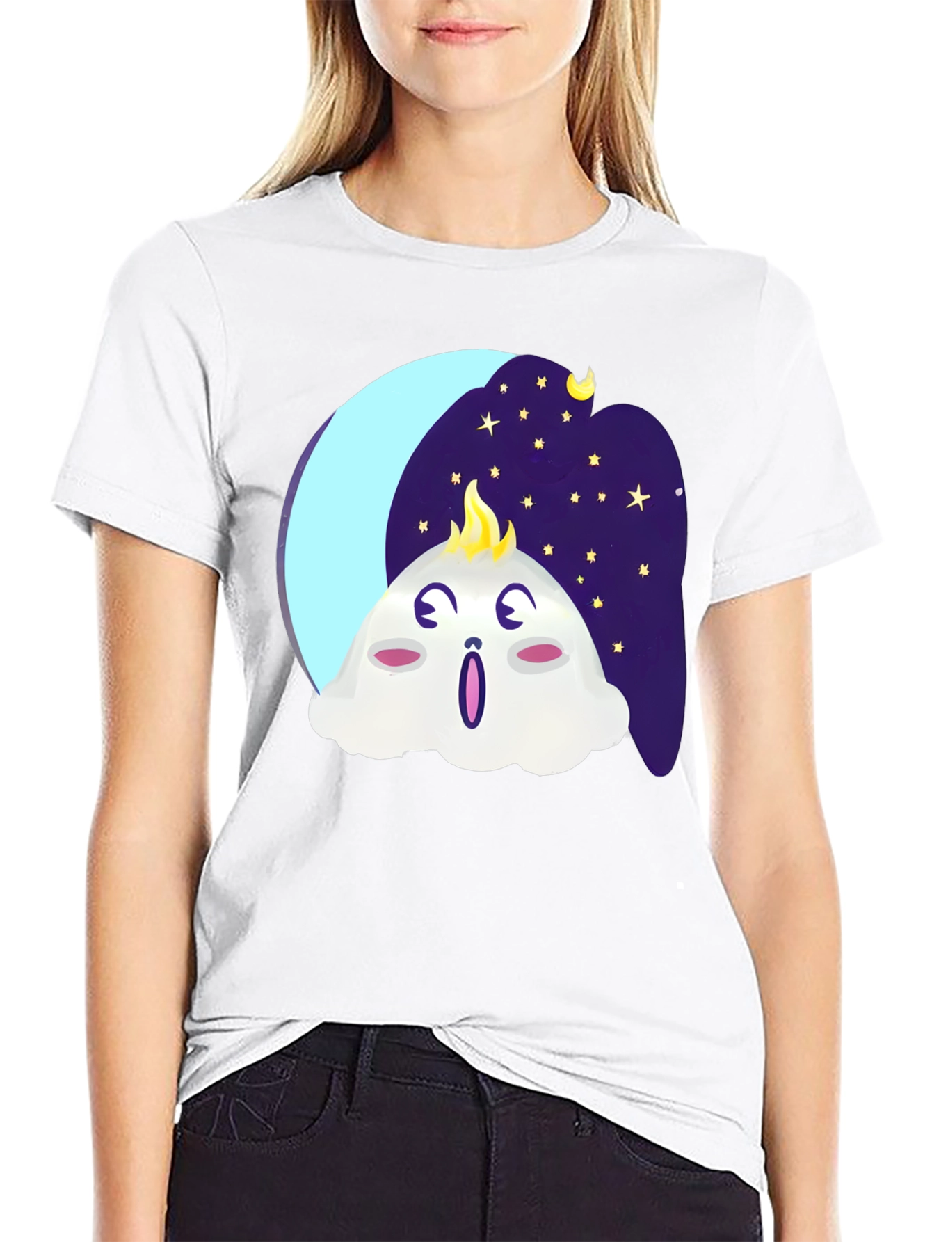 Cute Moon Dumpling Graphic Tee