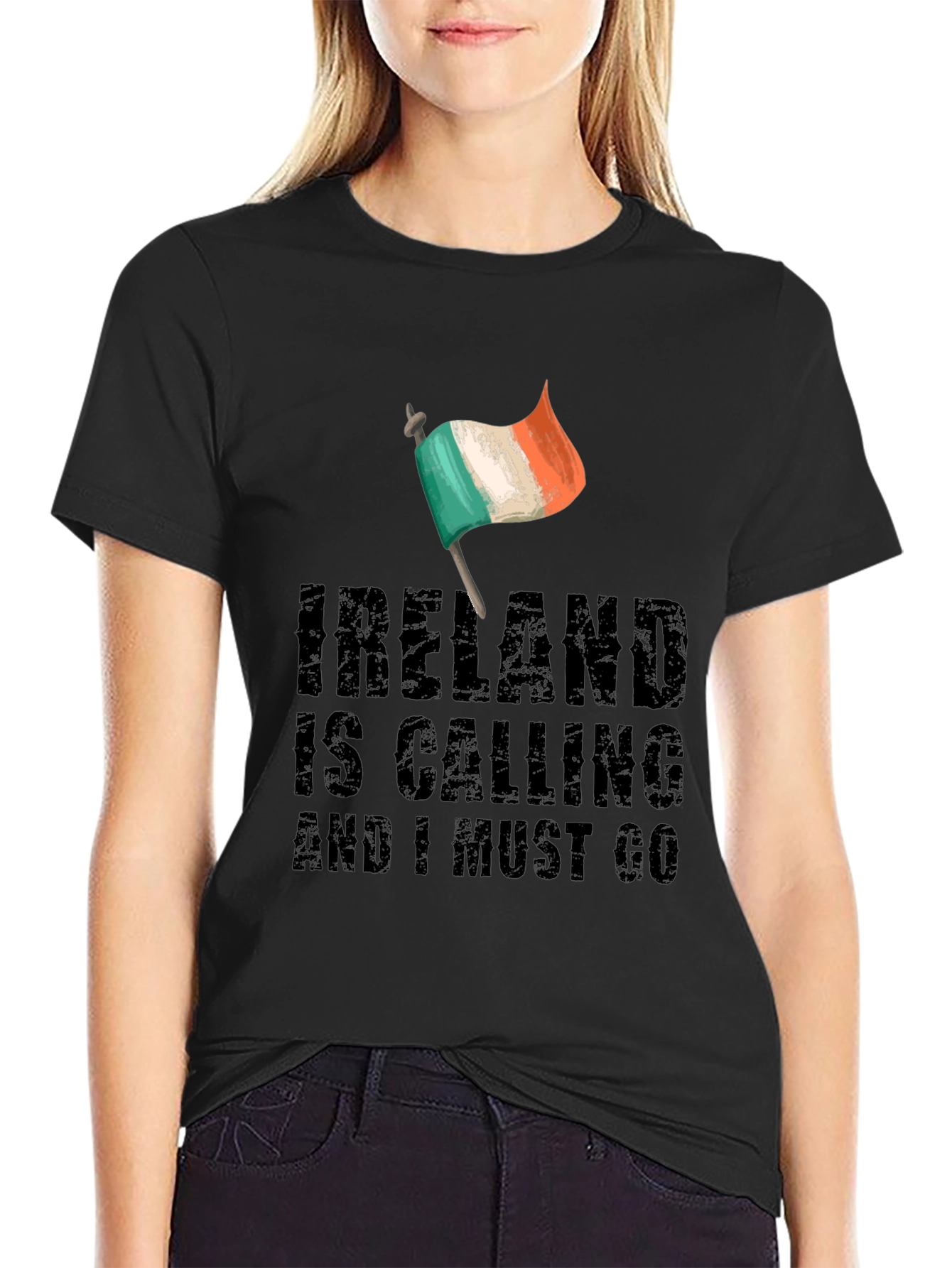 Ireland Calling Black T-Shirt