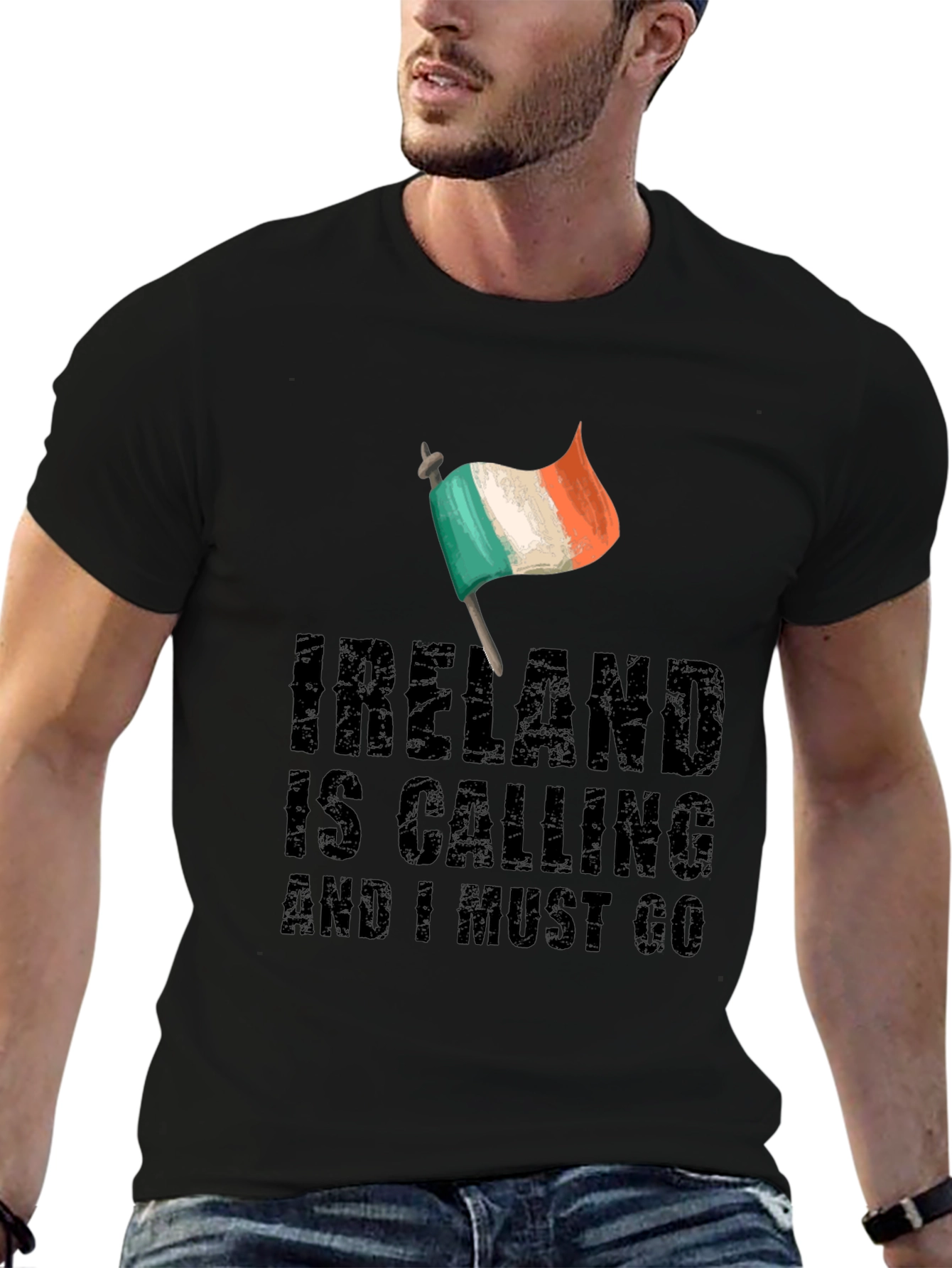 Ireland Calling Black T-Shirt
