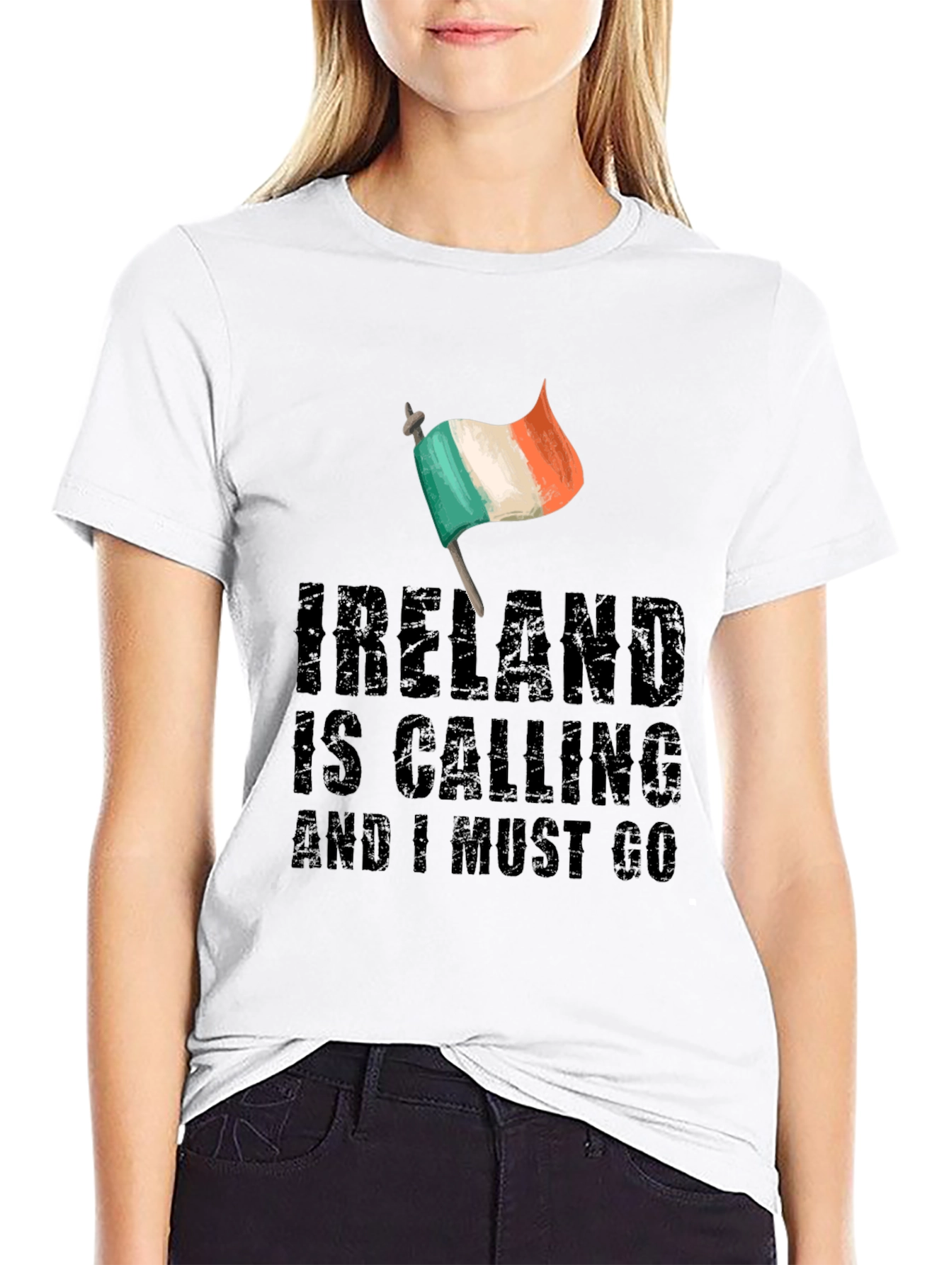 Ireland Calling Black T-Shirt