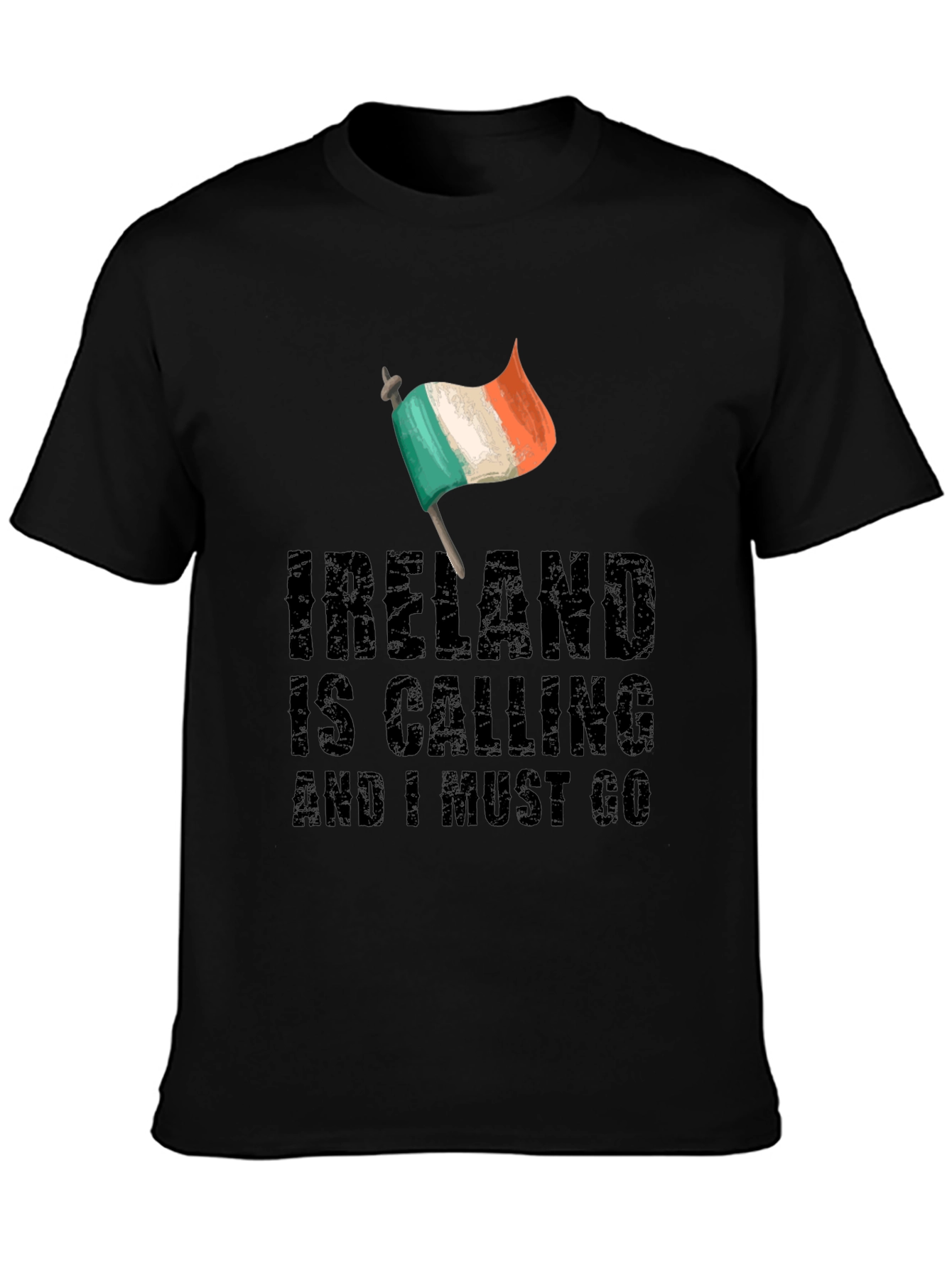 Ireland Calling Black T-Shirt