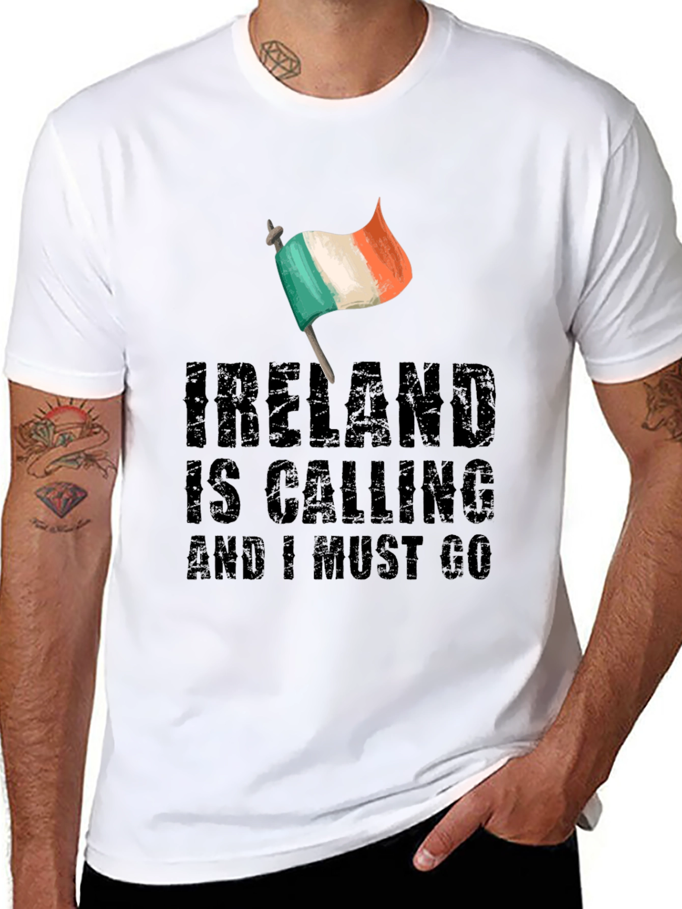 Ireland Calling Black T-Shirt