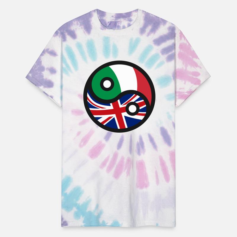 UK United Kingdom & Italy - British Italian Flag
