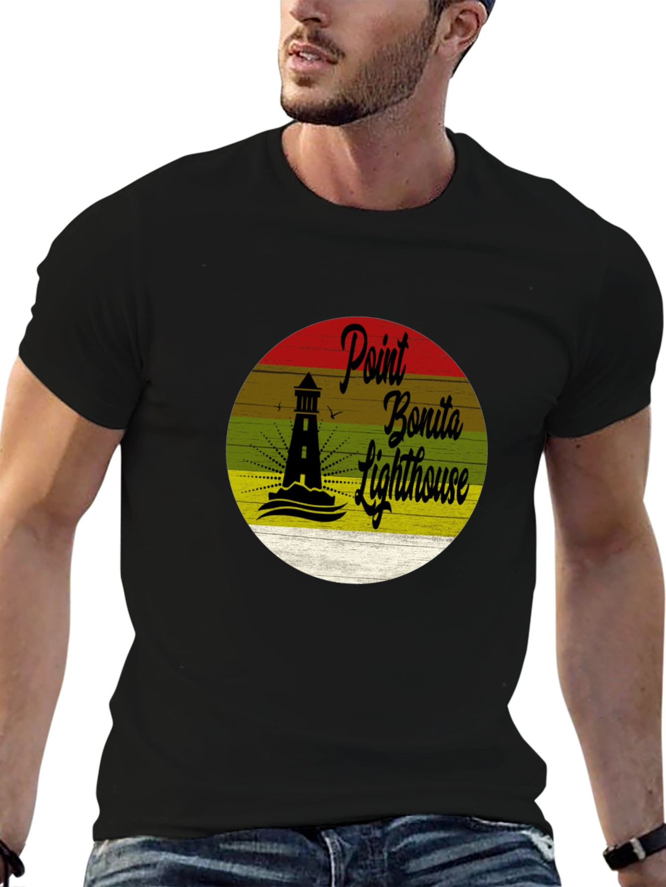 Point Bonita Lighthouse Graphic Tee