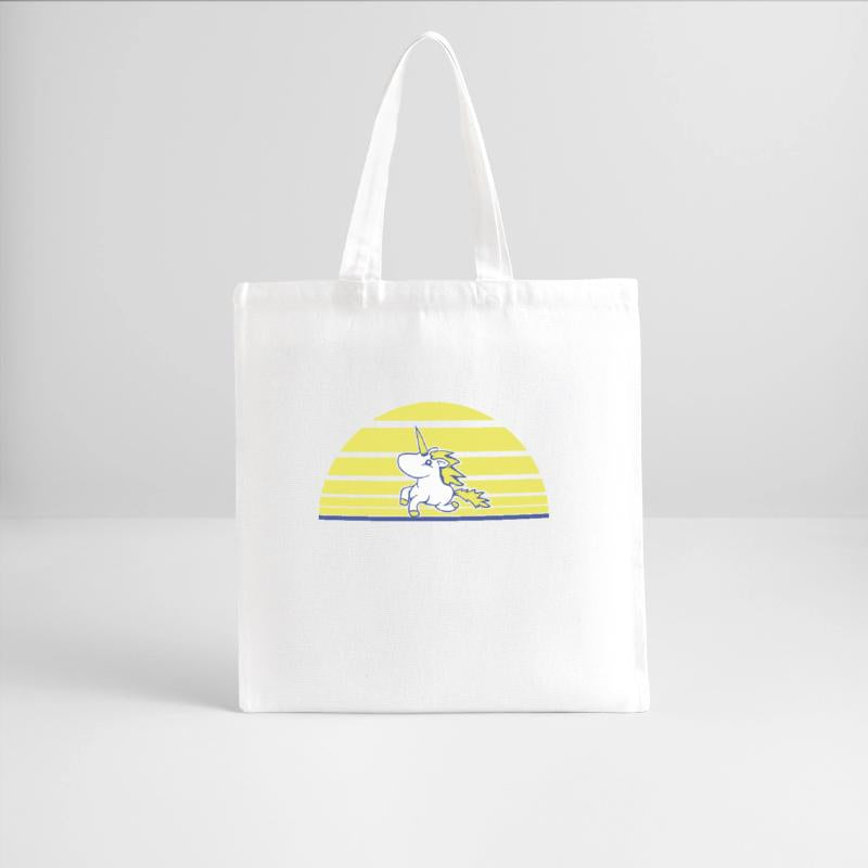 Unicorn jumps sun stripes rides sweet gallop cute