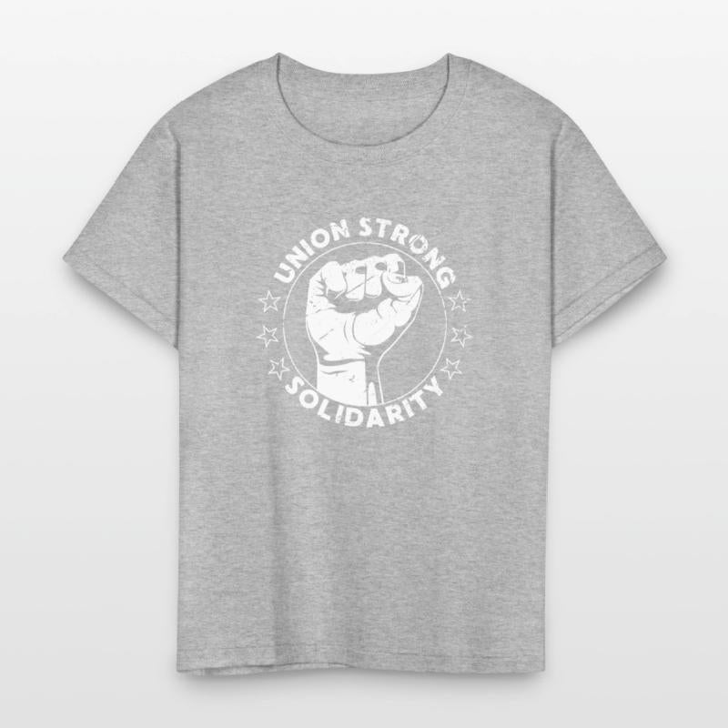 Union Strong Solidarity Fist Workers Rights US Uni