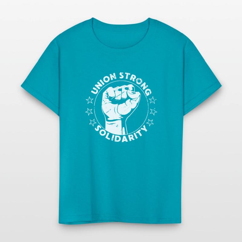 Union Strong Solidarity Fist Workers Rights US Uni