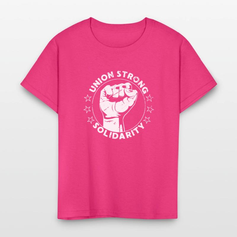 Union Strong Solidarity Fist Workers Rights US Uni
