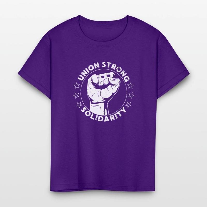 Union Strong Solidarity Fist Workers Rights US Uni