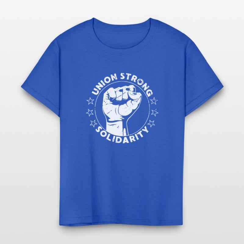 Union Strong Solidarity Fist Workers Rights US Uni