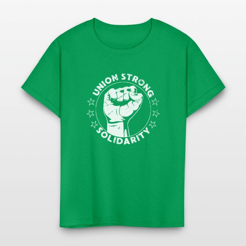 Union Strong Solidarity Fist Workers Rights US Uni