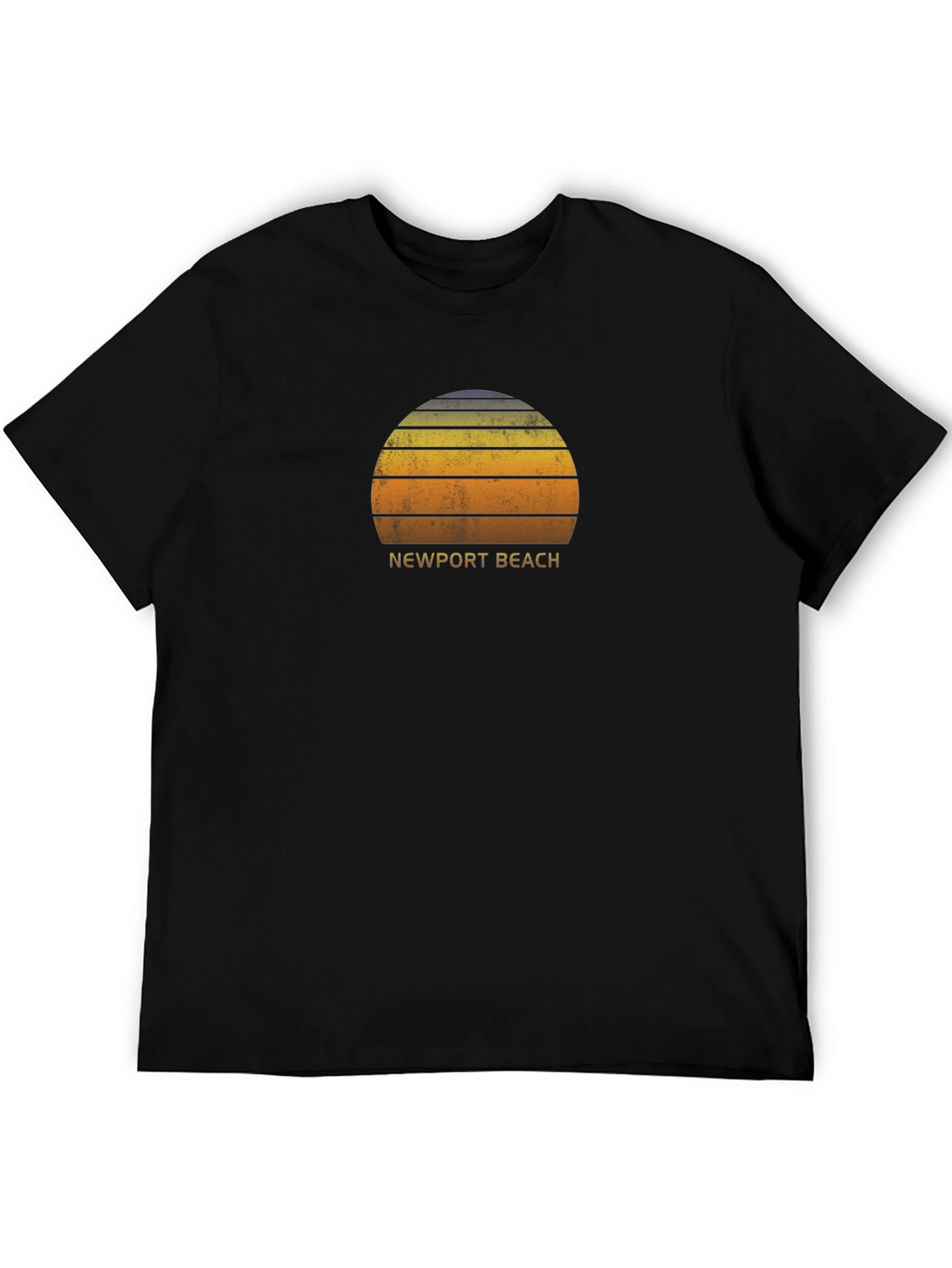 Newport Beach Retro Sunset Graphic Tee
