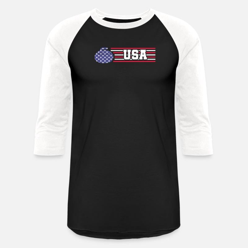 USA Curling American Flag