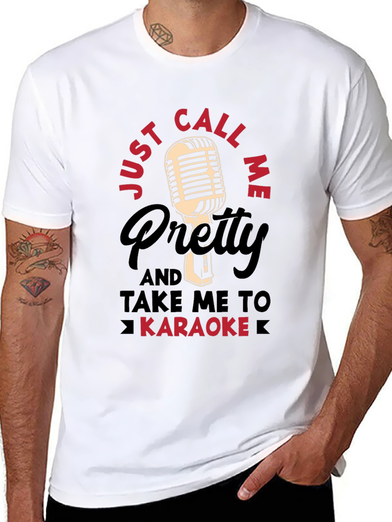 Karaoke Night T-Shirt - Just Call Me Pretty