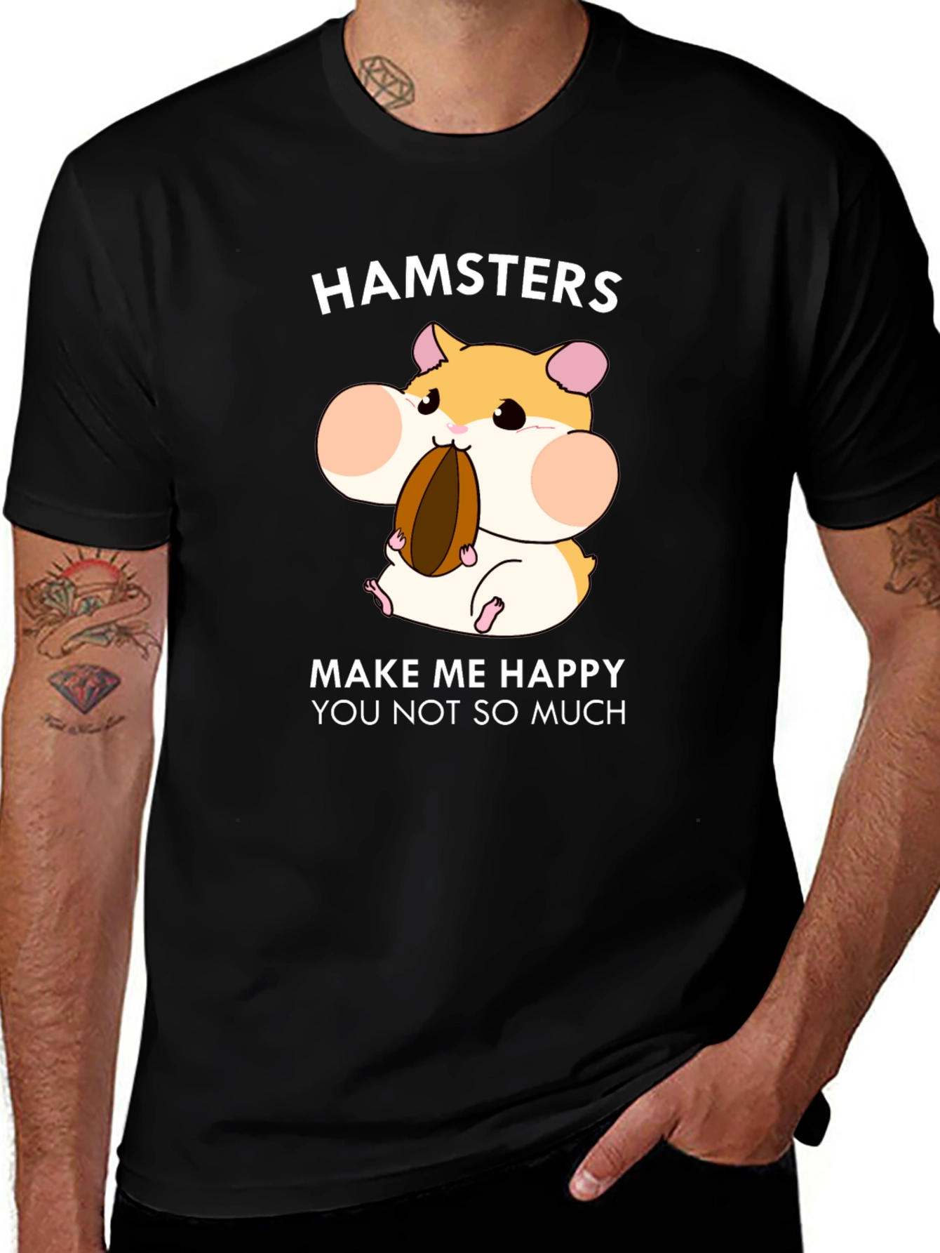 Hamsters Make Me Happy T-Shirt