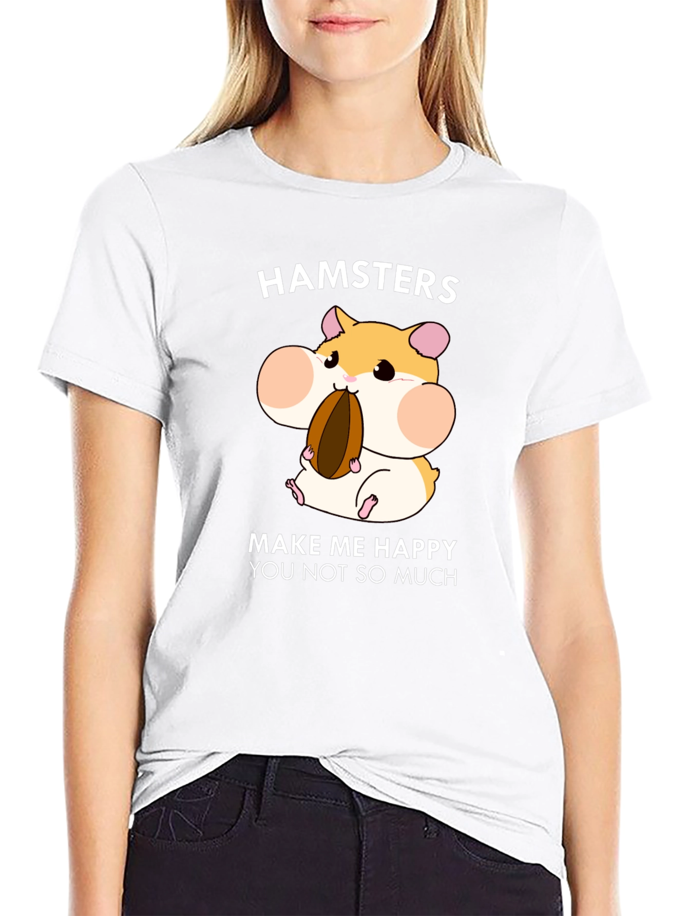 Hamsters Make Me Happy T-Shirt