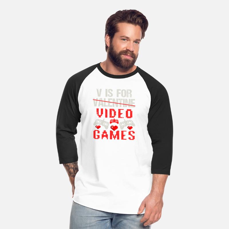 V is for Video Games Valentines Day Gamer Men Boys