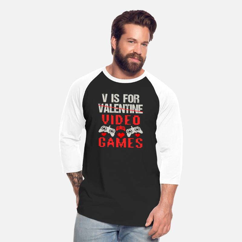 V is for Video Games Valentines Day Gamer Men Boys