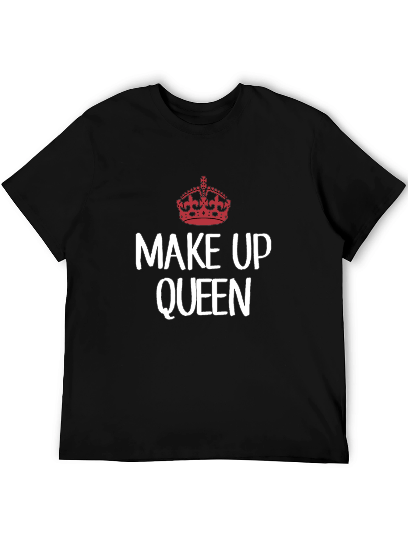 Make Up Queen T-Shirt - Crown Graphic Tee