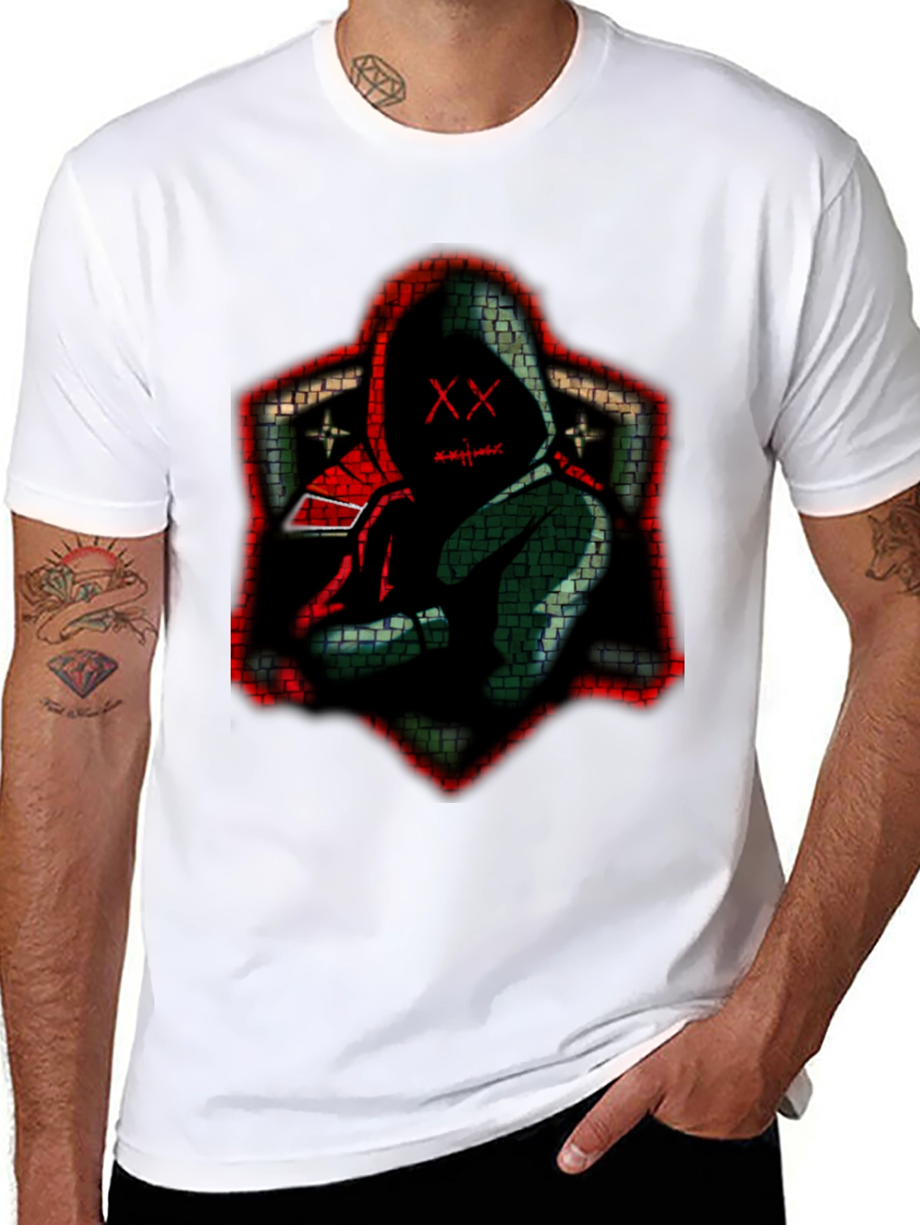 Urban Assassin T-Shirt: Dark Graphic Tee for Men