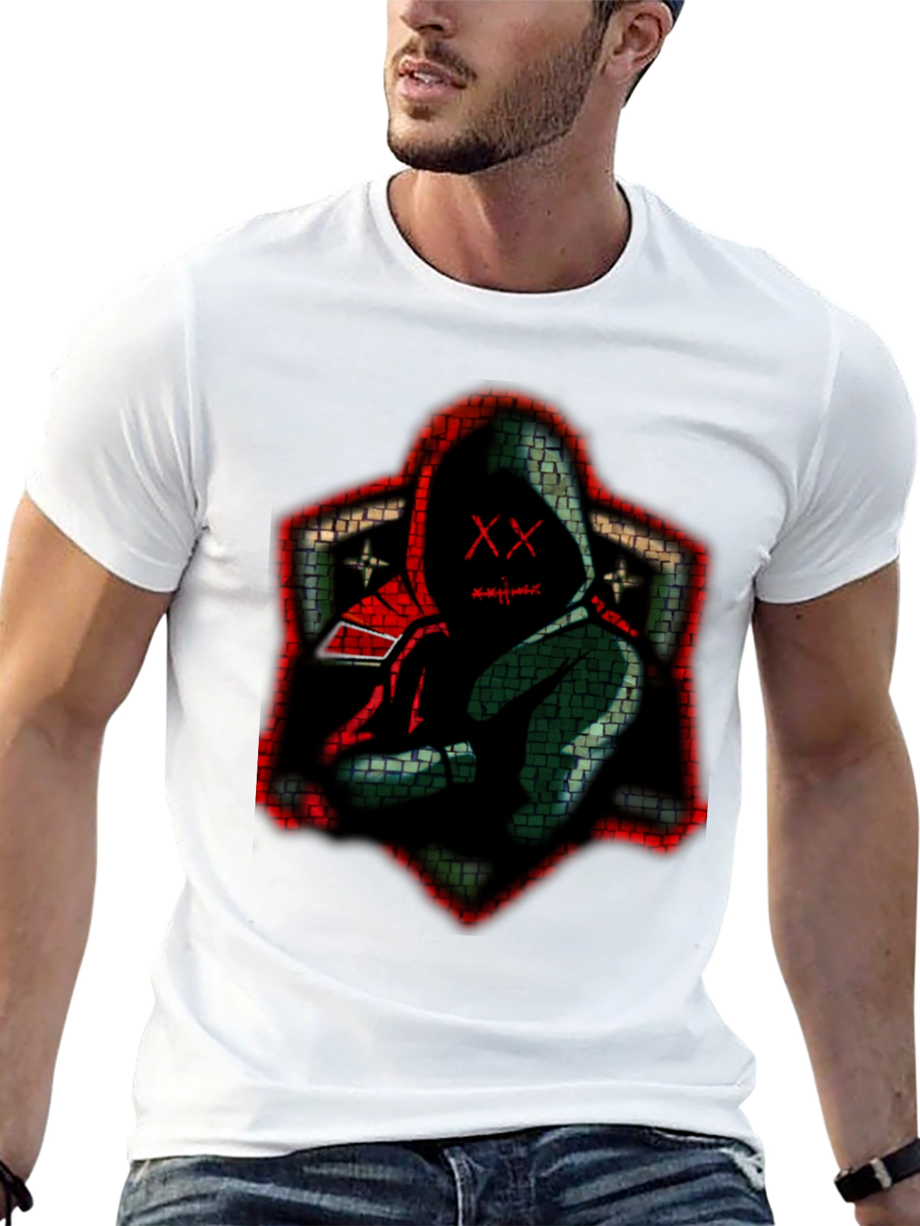 Urban Assassin T-Shirt: Dark Graphic Tee for Men